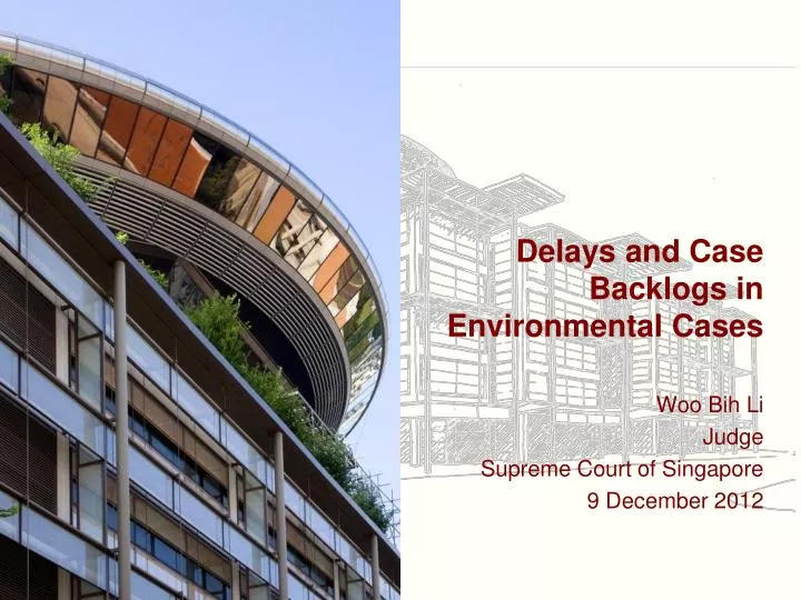 delays and case backlogs in environmental cases