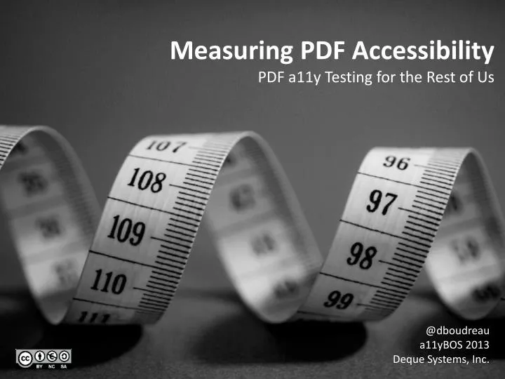 measuring pdf accessibility pdf a11y testing for the rest of us