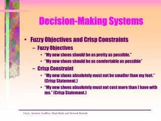 Decision-Making Systems