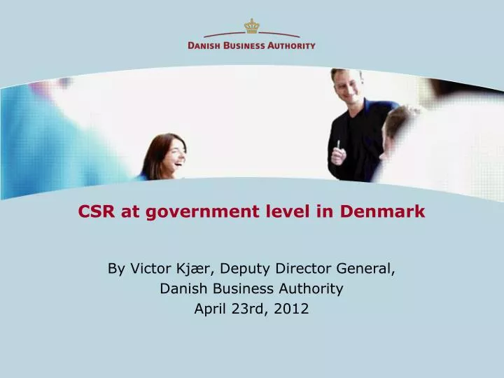 csr at government level in denmark