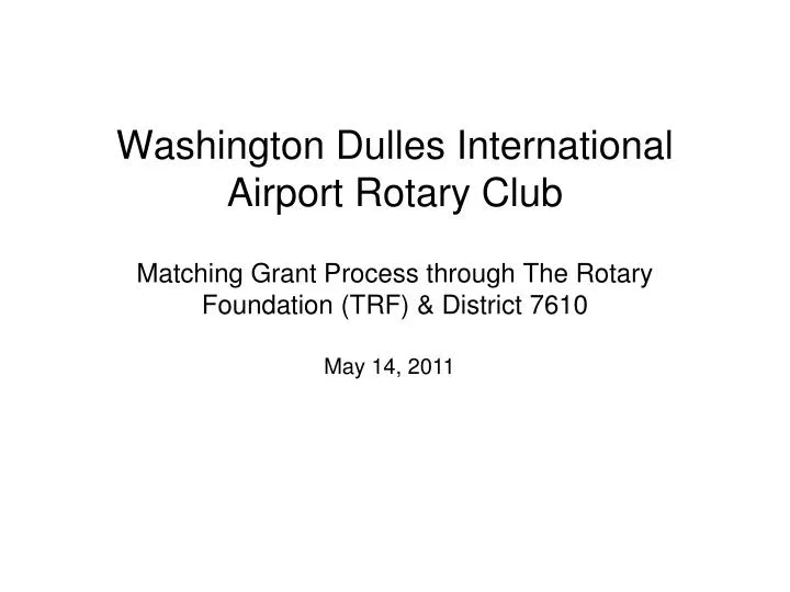 washington dulles international airport rotary club