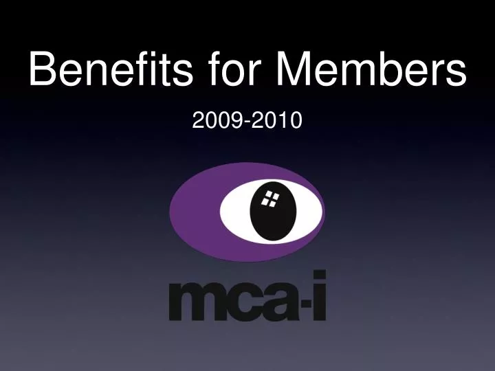 benefits for members