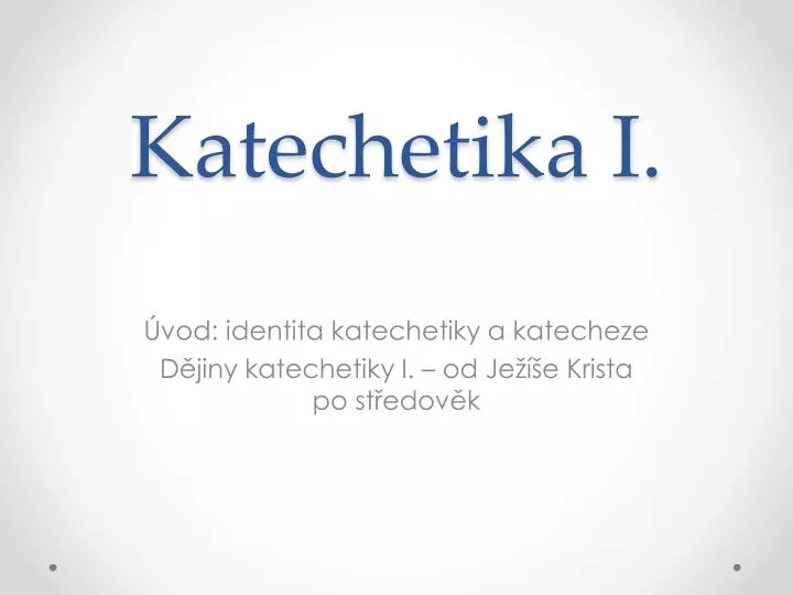 katechetika i