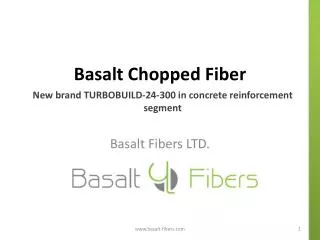 Basalt Chopped Fiber