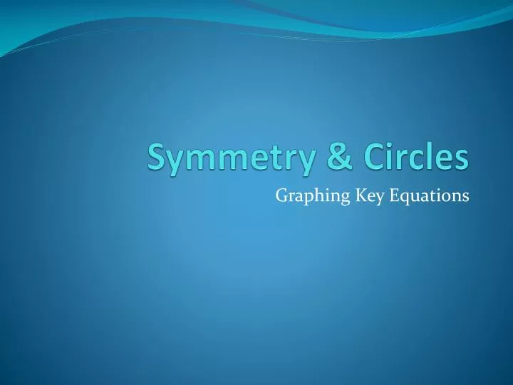 symmetry circles