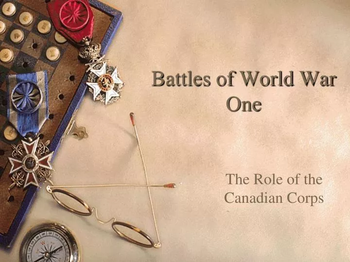 battles of world war one