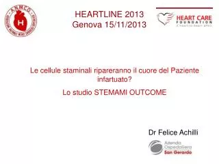 HEARTLINE 2013 Genova 15/11/2013