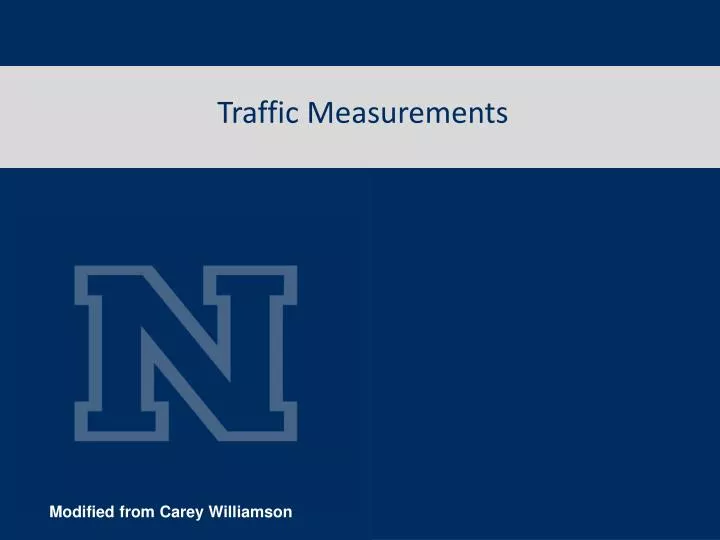 traffic measurements
