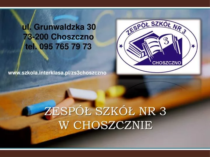 zesp szk nr 3 w choszcznie