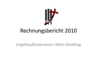 rechnungsbericht 2010