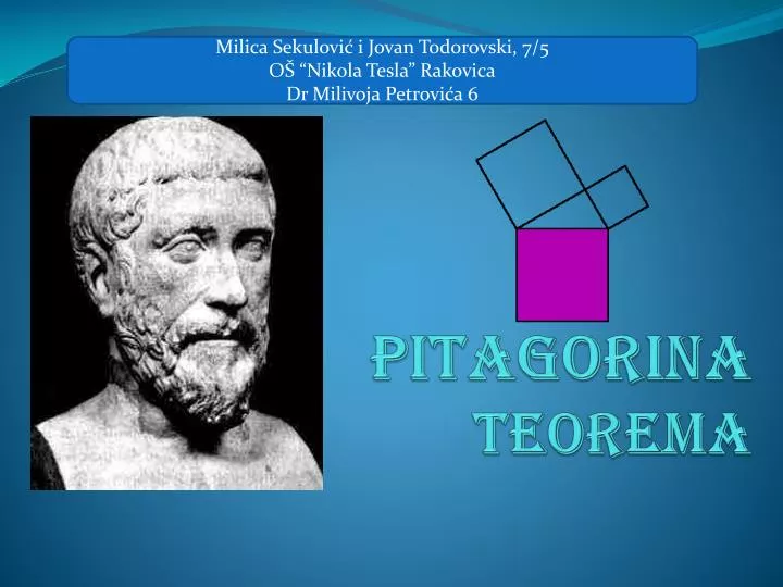 pitagorina teorema