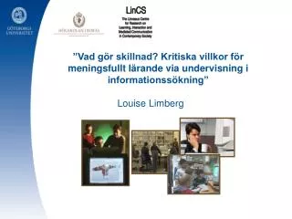 vad g r skillnad kritiska villkor f r meningsfullt l rande via undervisning i informationss kning