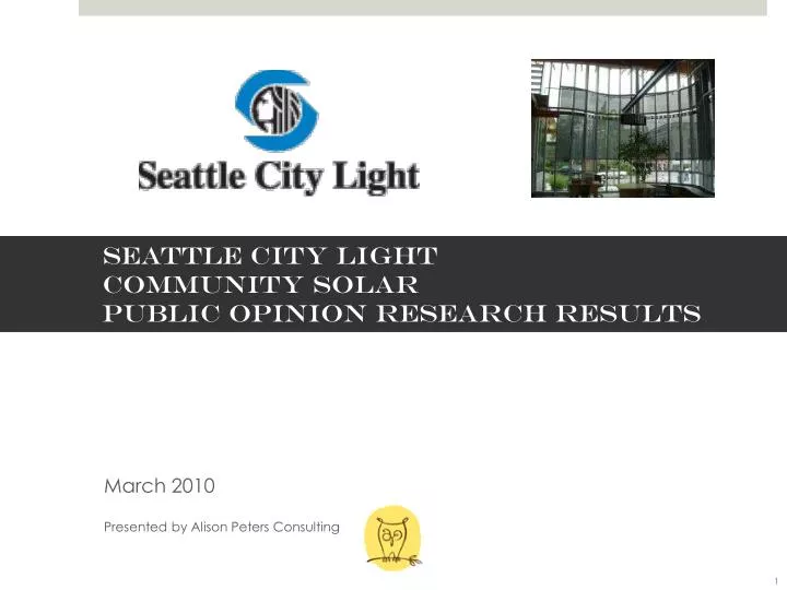 seattle city light community solar public opinion research results