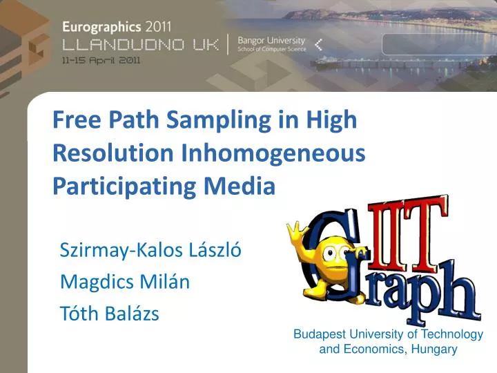 free path sampling in high resolution inhomogeneous participating media