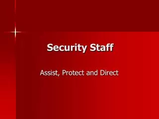 Security Staff