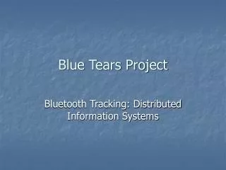 Blue Tears Project