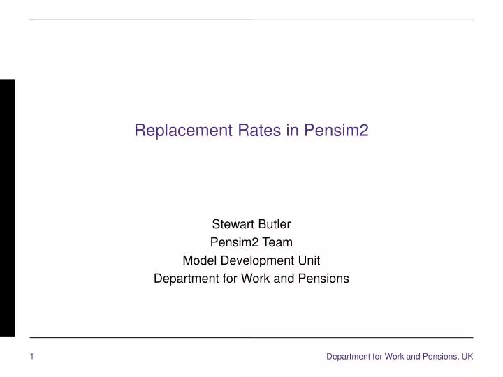 replacement rates in pensim2