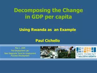 Decomposing the Change in GDP per capita