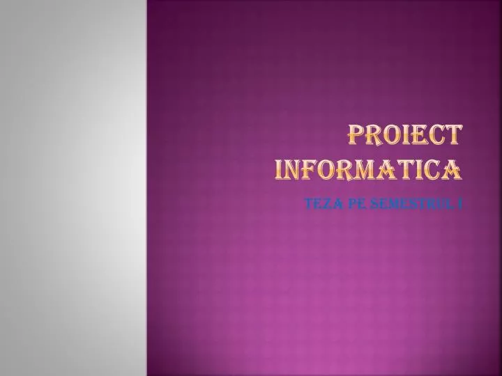 proiect informatica