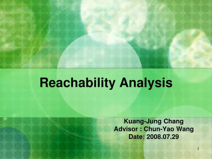 reachability analysis