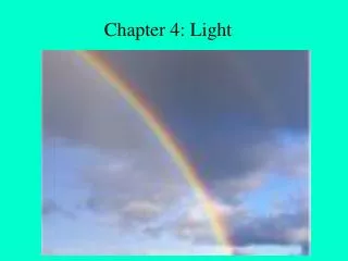 Chapter 4: Light