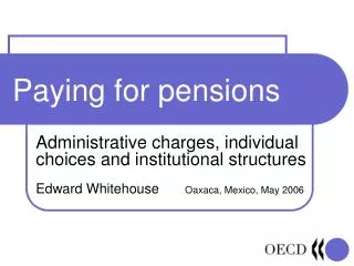 Paying for pensions