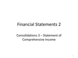 Financial Statements 2