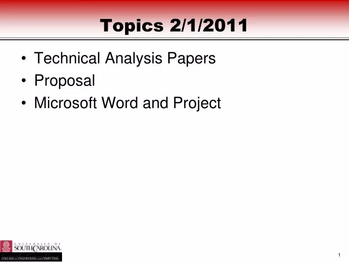 topics 2 1 2011
