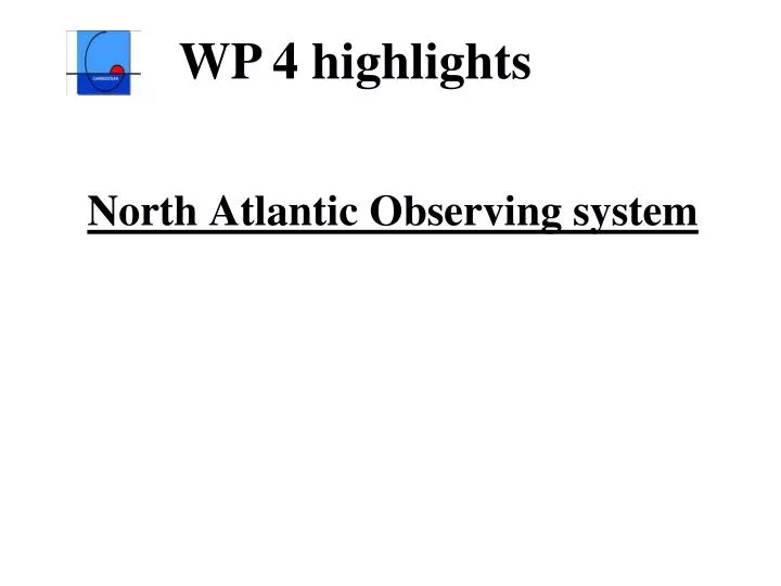 north atlantic observing system