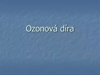 ozonov d ra