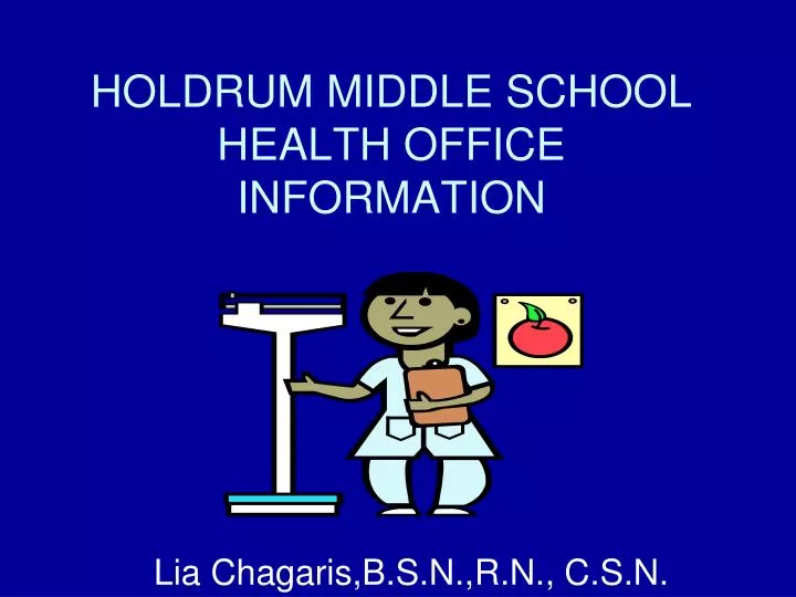 holdrum middle school health office information