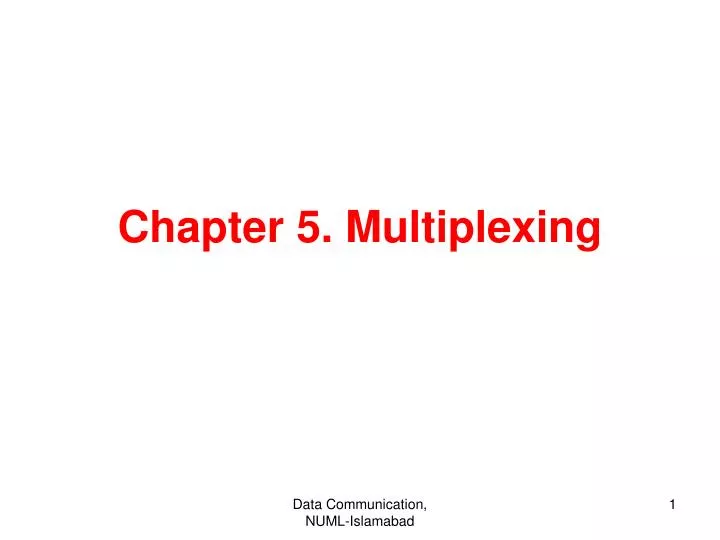 chapter 5 multiplexing