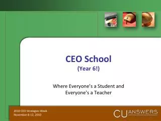 CEO School (Year 6!)