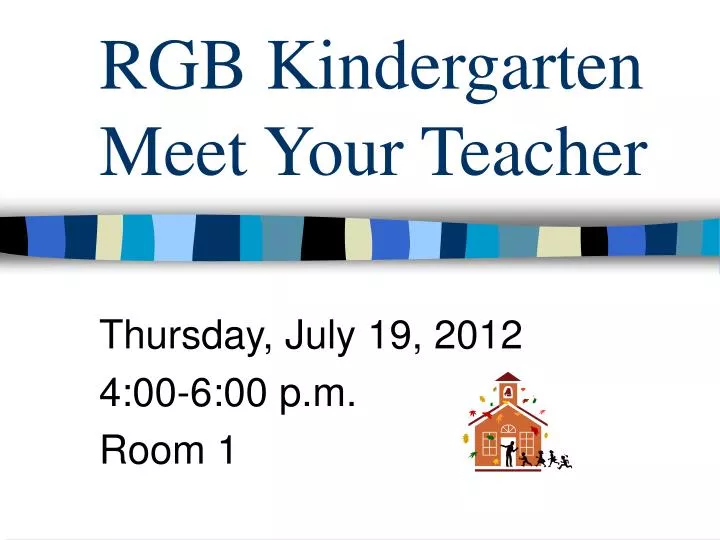 rgb kindergarten meet your teacher