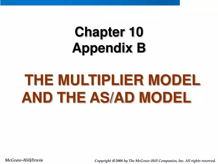 the multiplier model and the as ad model