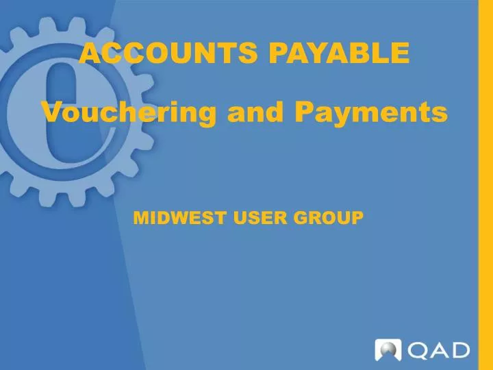 accounts payable vouchering and payments
