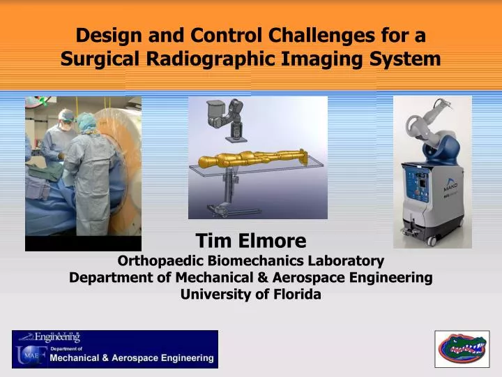 design and control challenges for a surgical radiographic imaging system