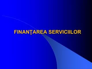 finan area serviciilor