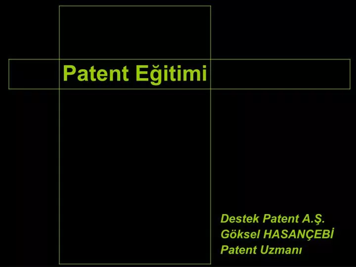 patent e itimi