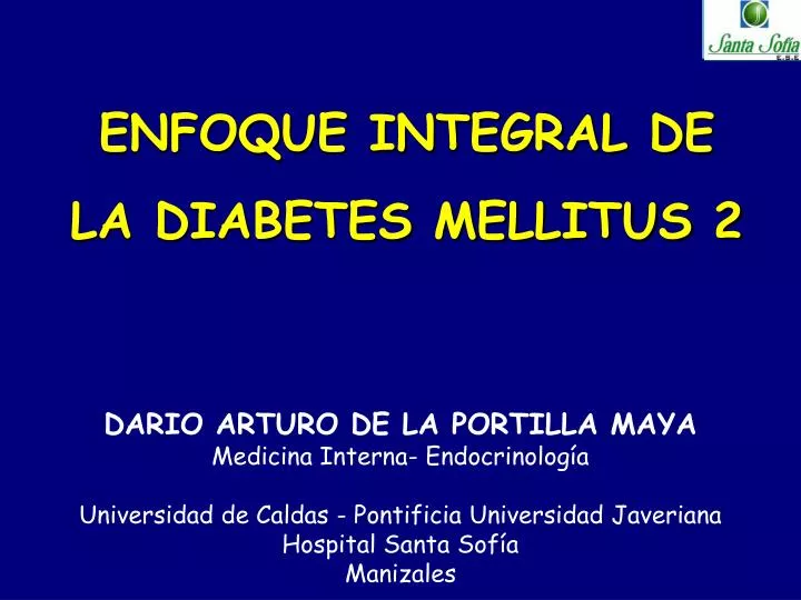 enfoque integral de la diabetes mellitus 2