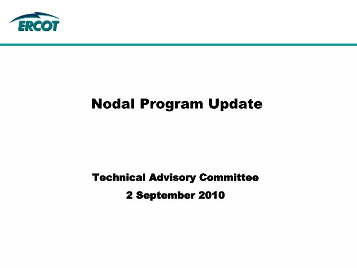 nodal program update