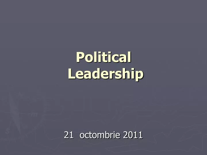 political leadership