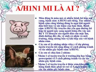 a h1n1 mi l ai