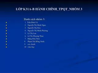 l p k31a b h nh ch nh tpqt nh m 3