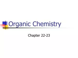 Organic Chemistry