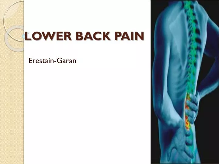 lower back pain