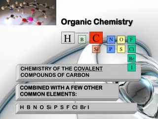 CHEMISTRY OF THE COVALENT COMPOUNDS OF CARBON
