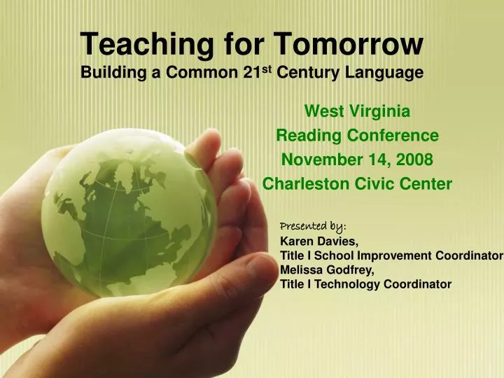 teaching for tomorrow building a common 21 st century language