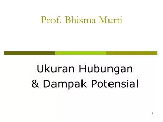 Prof. Bhisma Murti