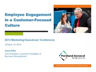 Employee Engagement in a Customer-Focused Culture